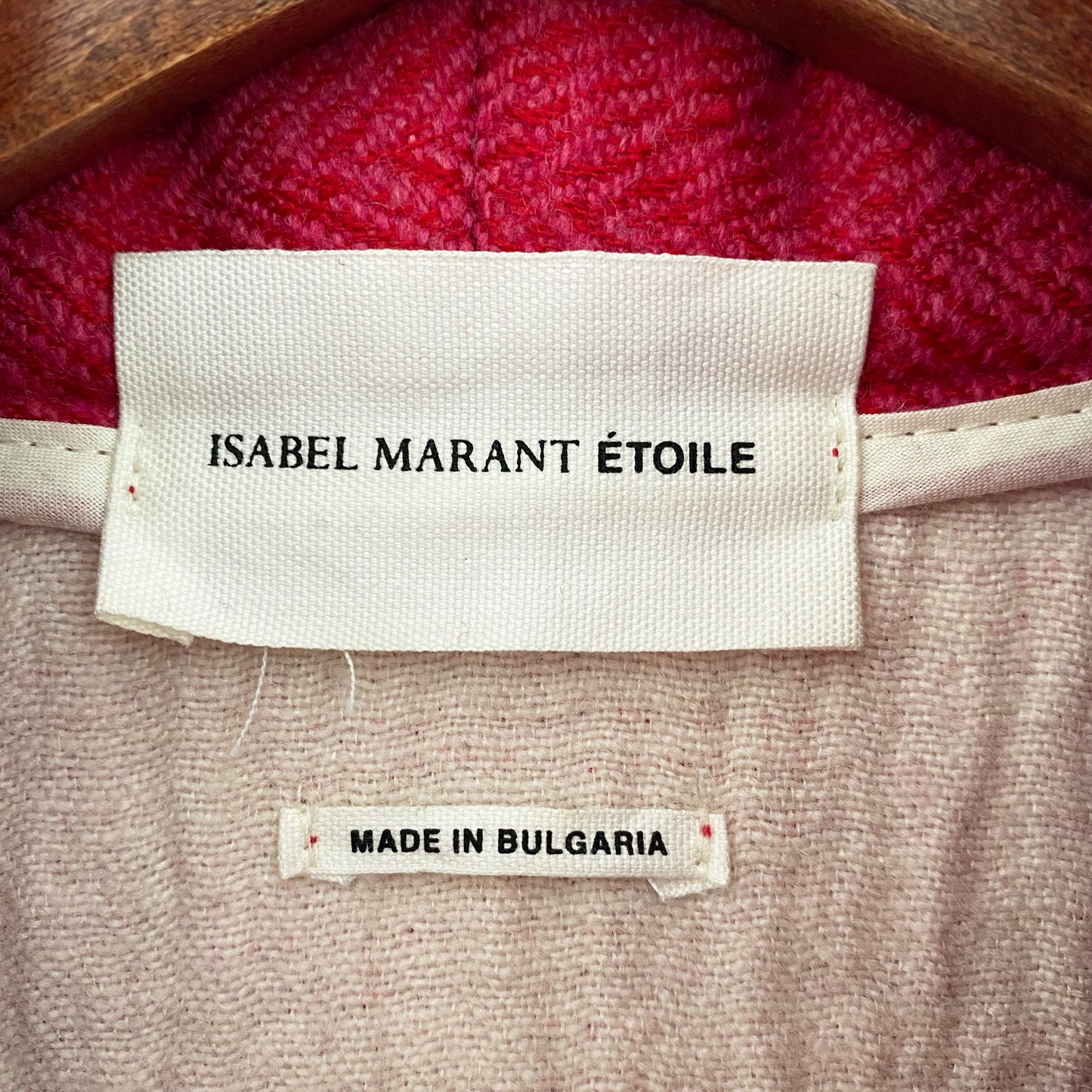 Manteau Isabel Marant Etoile "Edilon" en rose, taille 36