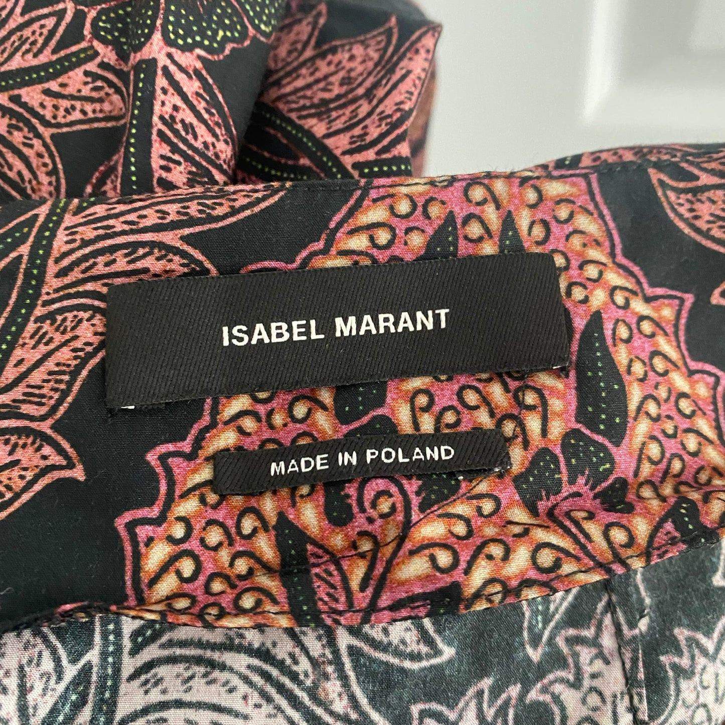 Jupe en coton imprimé Isabel Marant « Rebel », taille 38. Convient comme une taille 4