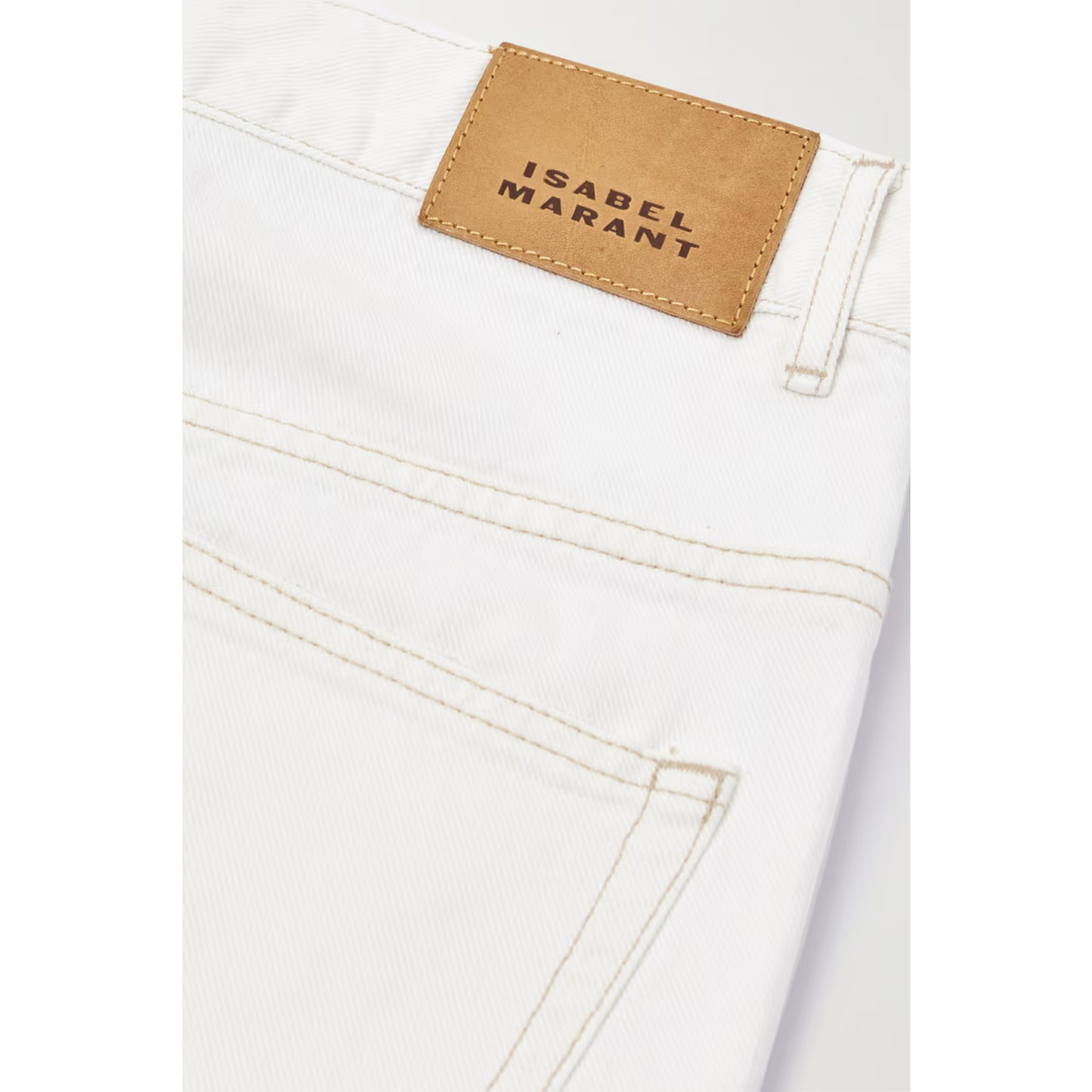 Isabel Marant Etoile "Belvira" Jeans in White, size 38 (like 27/28)