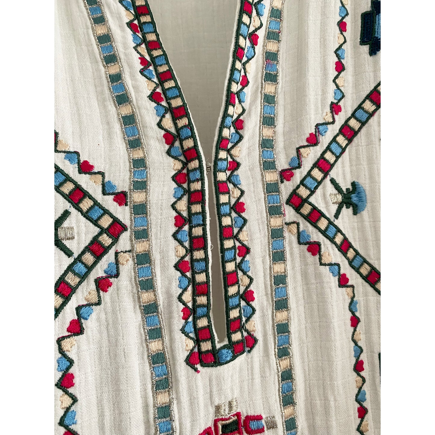 Isabel Marant "Chemsi" Embroidered Dress, size 42 (fits L-XL)