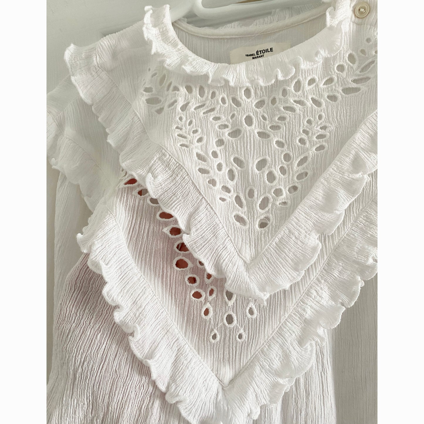 Isabel Marant Etoile "Idoa" Top in White, size 36