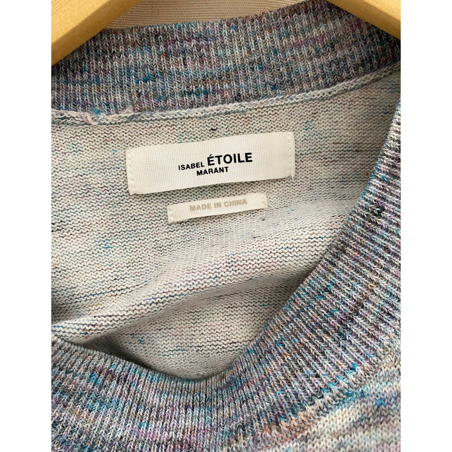 Isabel Marant Etoile "Marisans" Marled Sweater in Blue, size 36