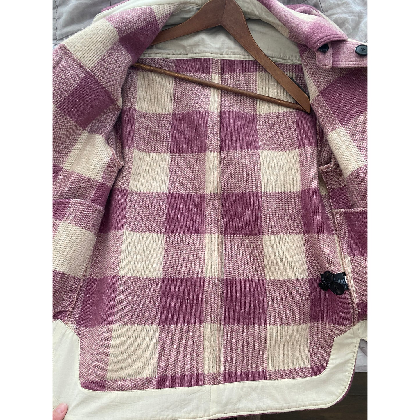 Isabel Marant Etoile "Harveli" Checked Jacket, size 34 (fits size small)