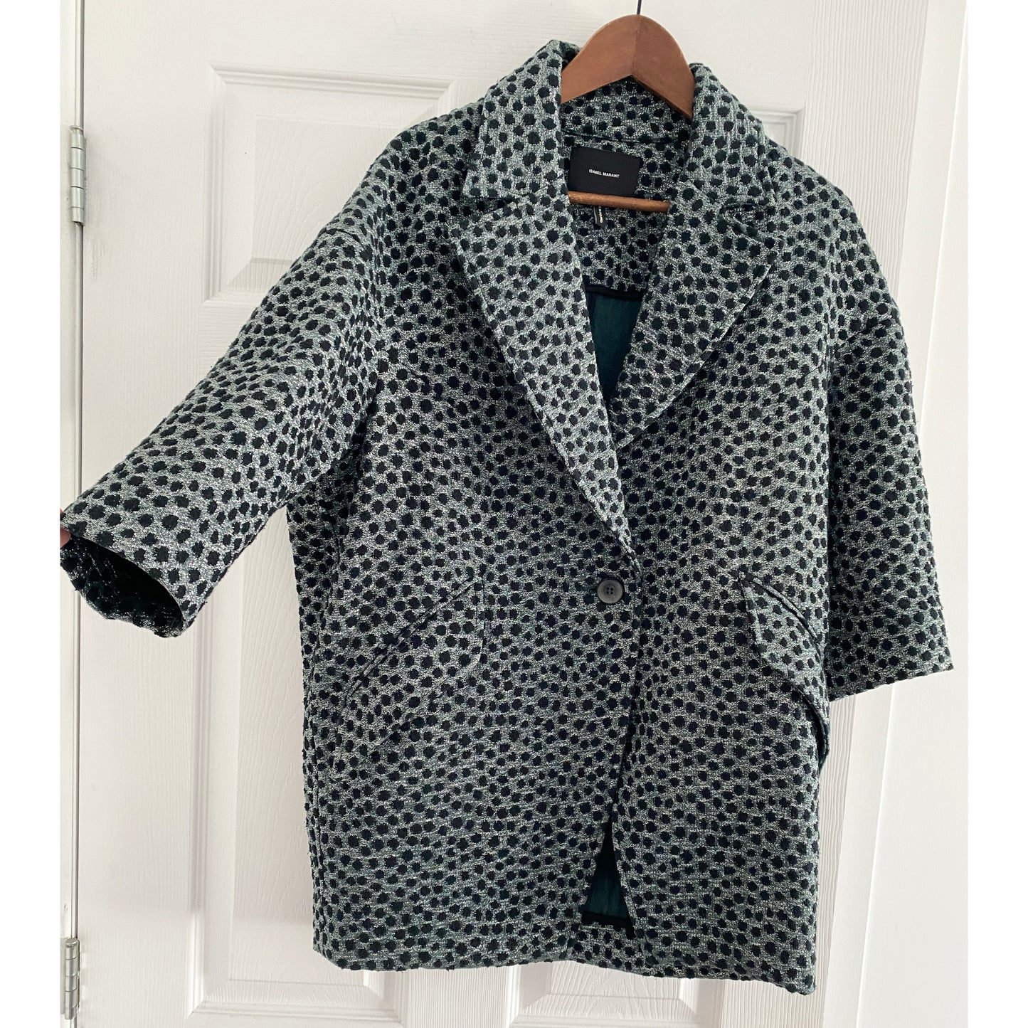 Isabel Marant "ALBURY" Polka Dot Jacket, size 36