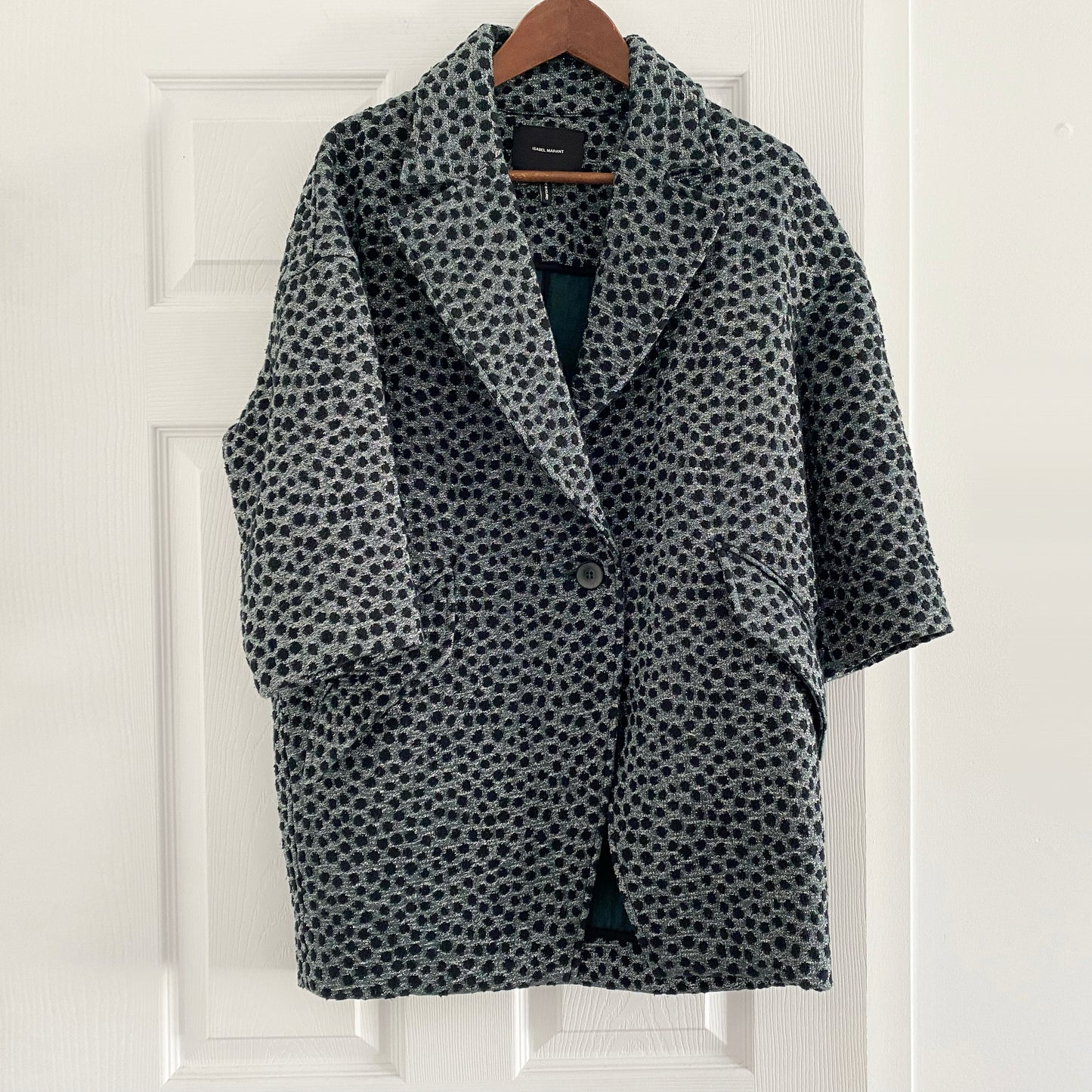 Isabel Marant "ALBURY" Polka Dot Jacket, size 36