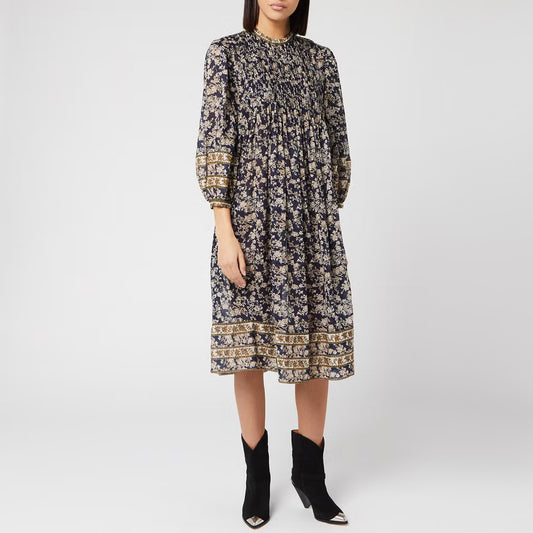 Isabel Marant Etoile Vanille Dress in Navy, Size 34 (size 2)