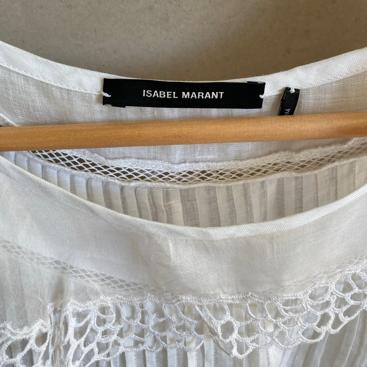 Blouse en ramie blanche Isabel Marant « Ouda », taille 34. Taille comme un 0/2