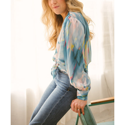 Smythe Tie Dye Blouse, size XS/S?