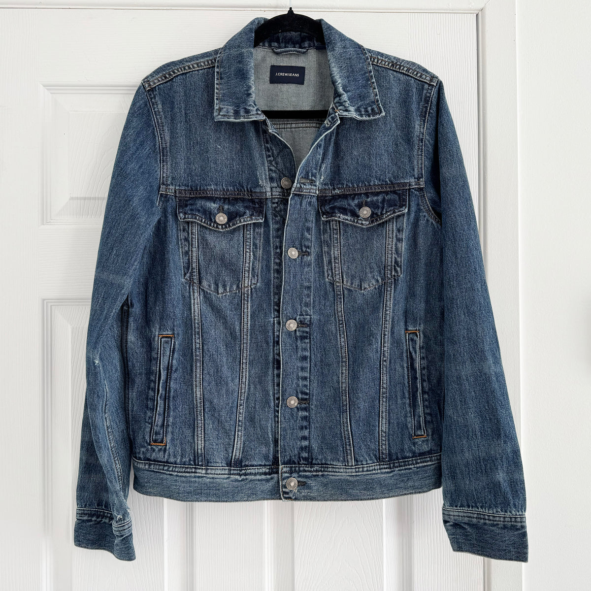 J. Crew Classic Denim Jacket in Blue, size Small