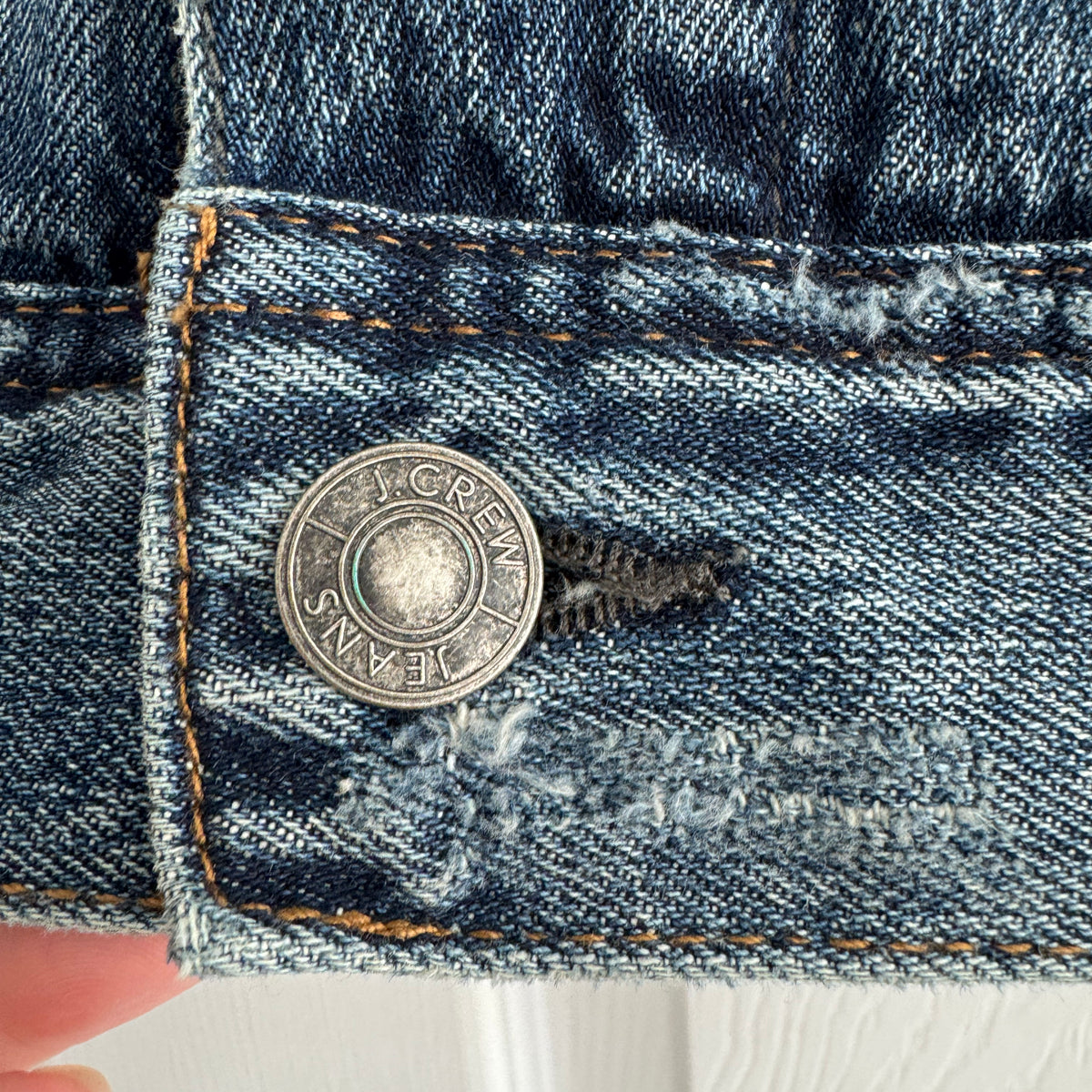 J. Crew Classic Denim Jacket in Blue, size Small