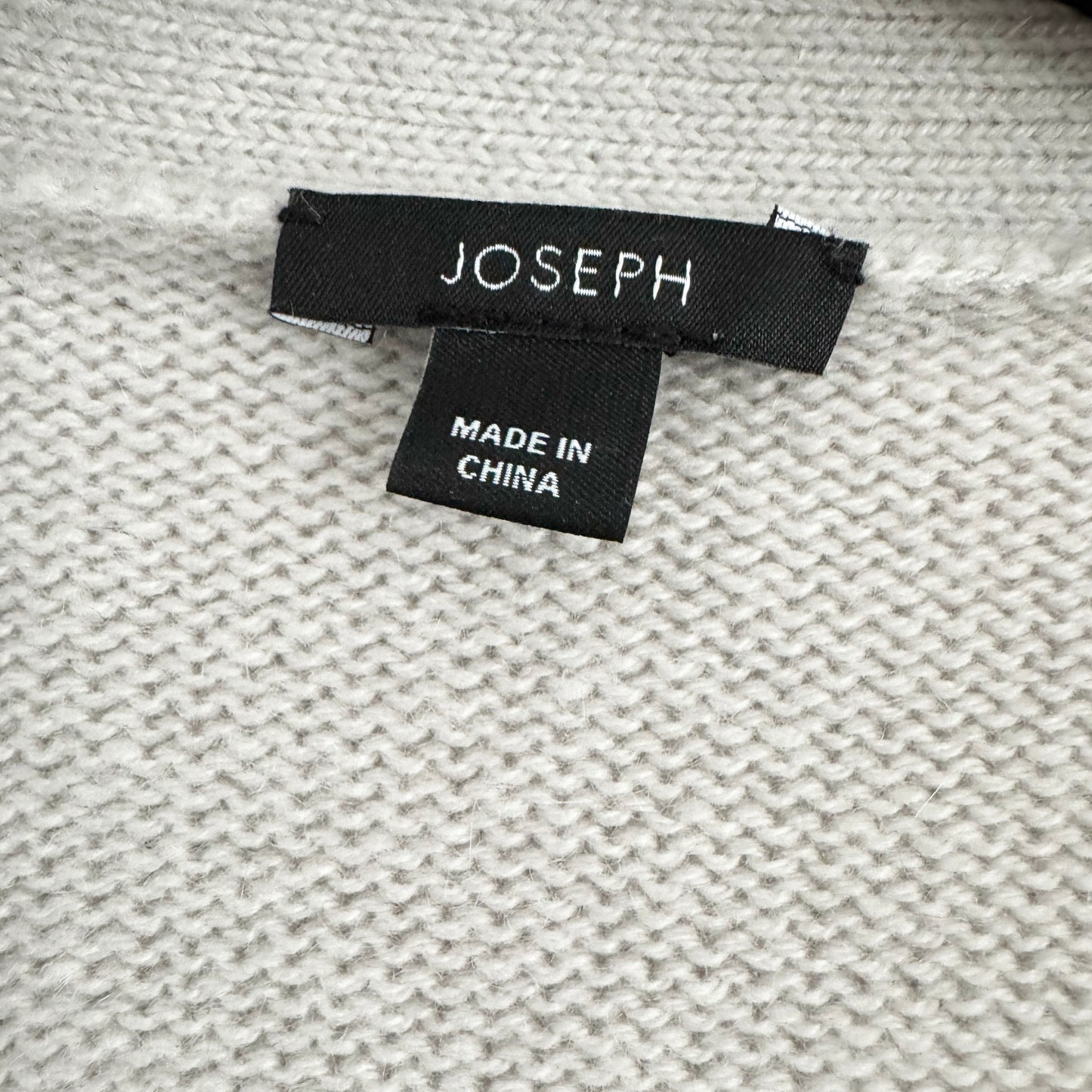 Joseph Pure Cashmere Cardigan in Silver/Grey, size XS