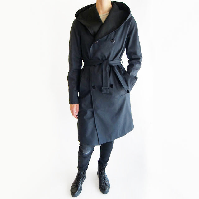 Jean Paul Knott Navy/Black Trench, size "2" (fits size Medium)