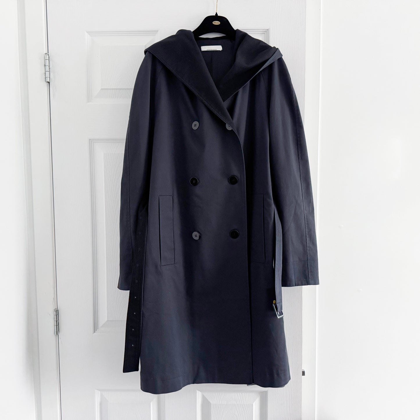 Jean Paul Knott Navy/Black Trench, size "2" (fits size Medium)