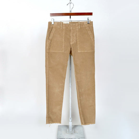 Nili Lotan "Jenna" Corduroy Pants in Tan, size 12