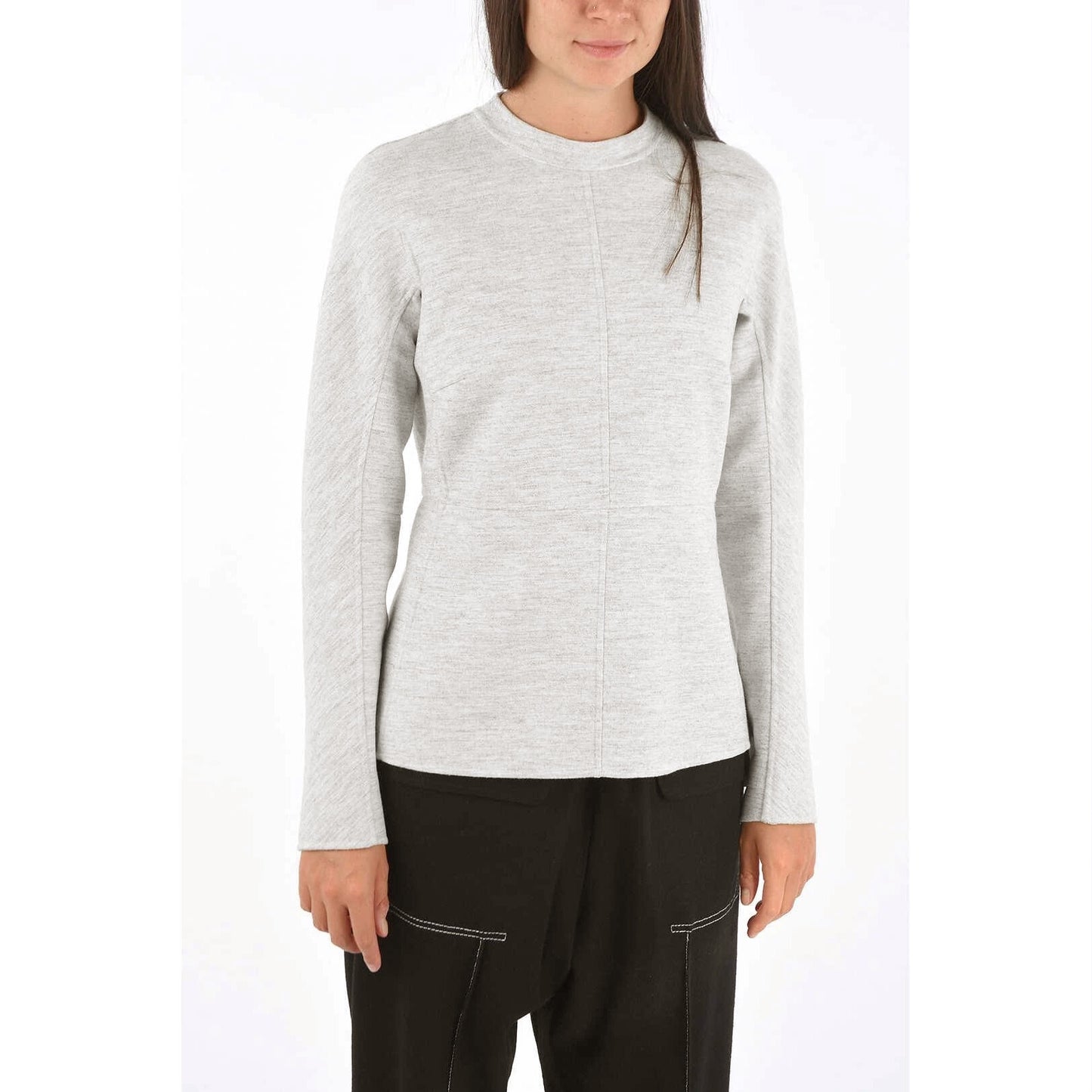 Jil Sander Grey Wool Felt Top, size 36 (fits like US 4/6)