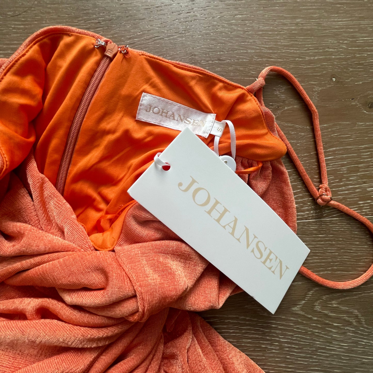 Johansen "Naomi" Dress in Orange, size Small