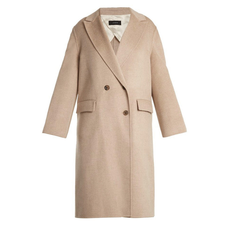 Joseph "KINO" Cashmere Coat in "Sand", size 36 (fits like a Medium)