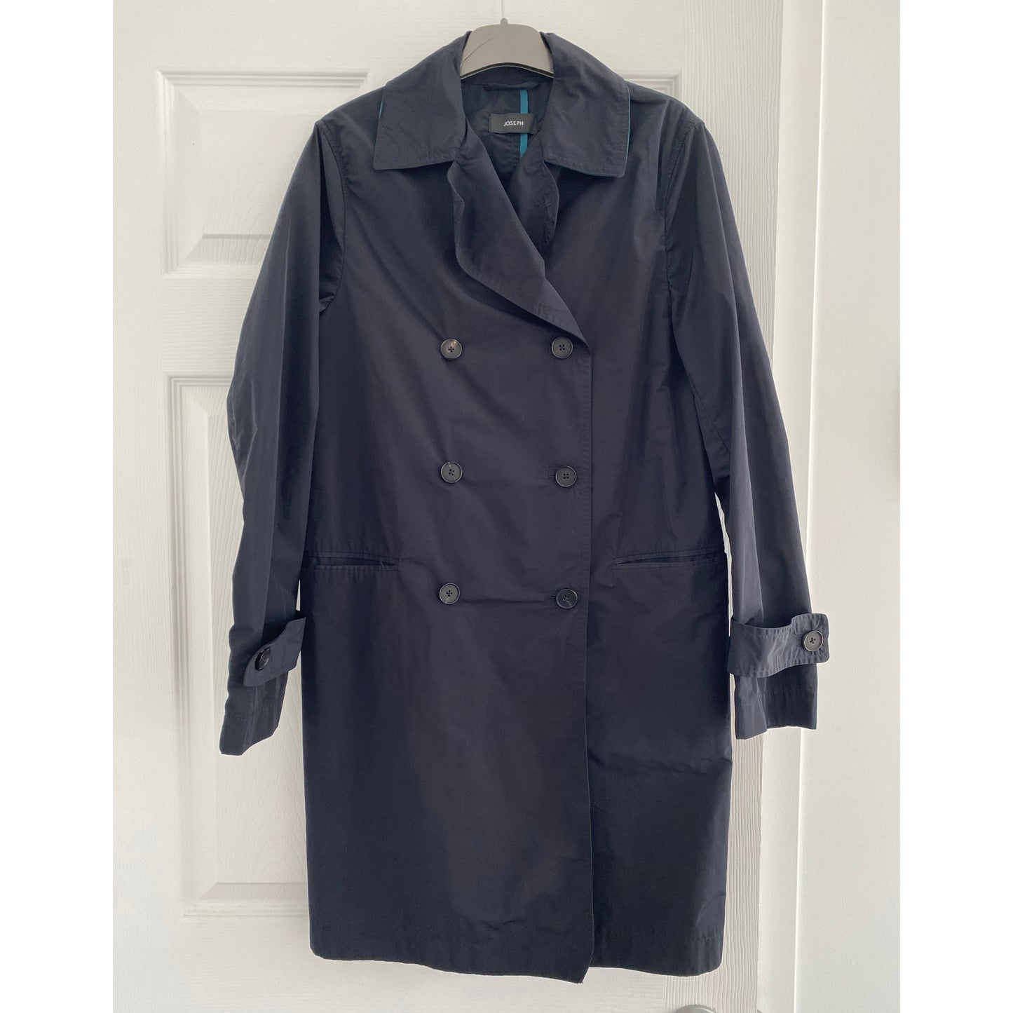 Joseph Navy Trench Coat, size 36 (fits like size 0)