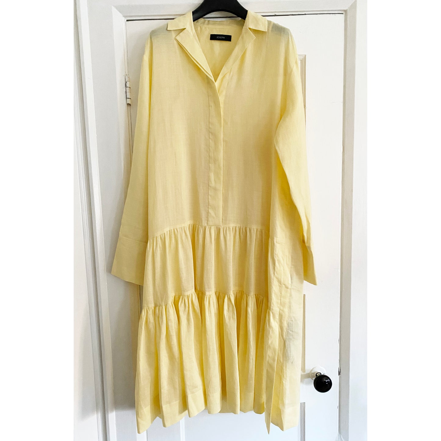 Robe Joseph Pale Yellow Ramie « Dan », taille 34 (convient comme taille 2)