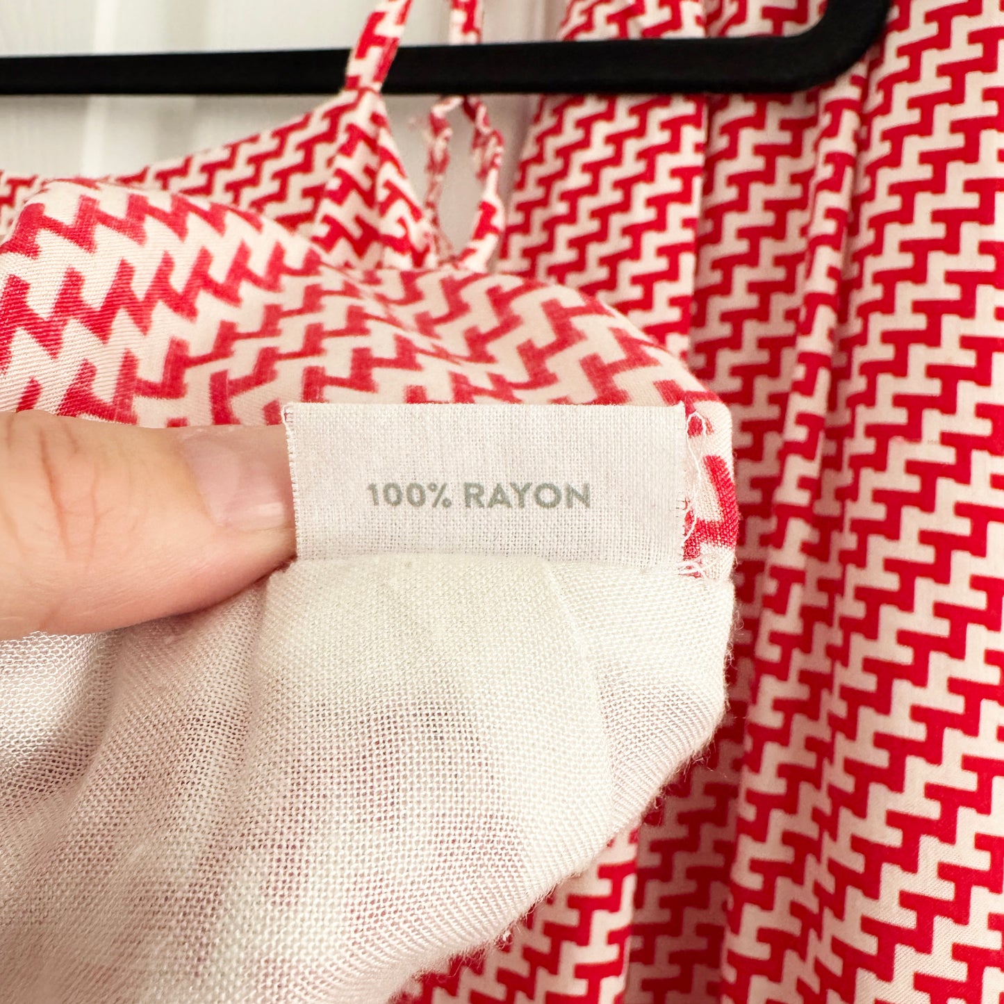 Keliki Hawaii Printed Red Crop Top and Skirt Matching Set, size XS (fits XS/S)