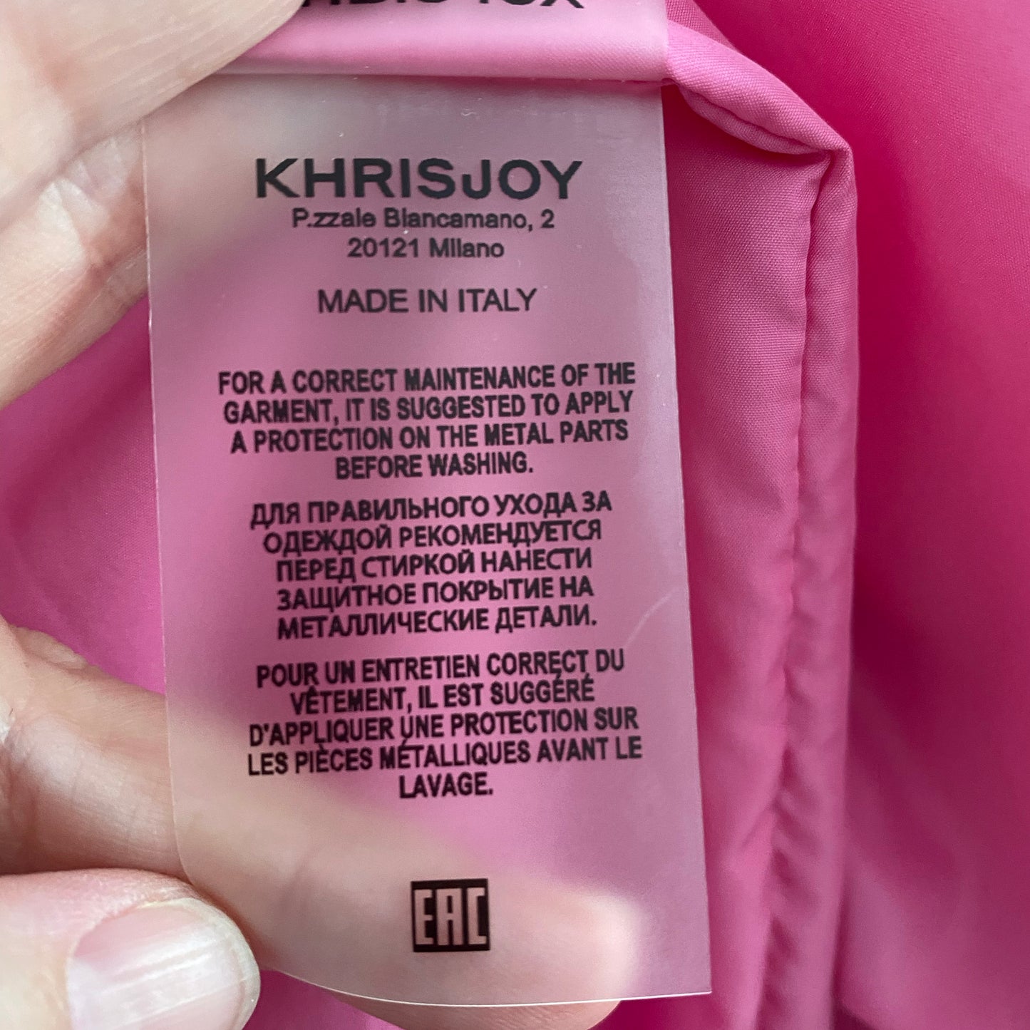 Khrisjoy Pink Velour Track Suit, size XS (fits loose, like a roomy size small)