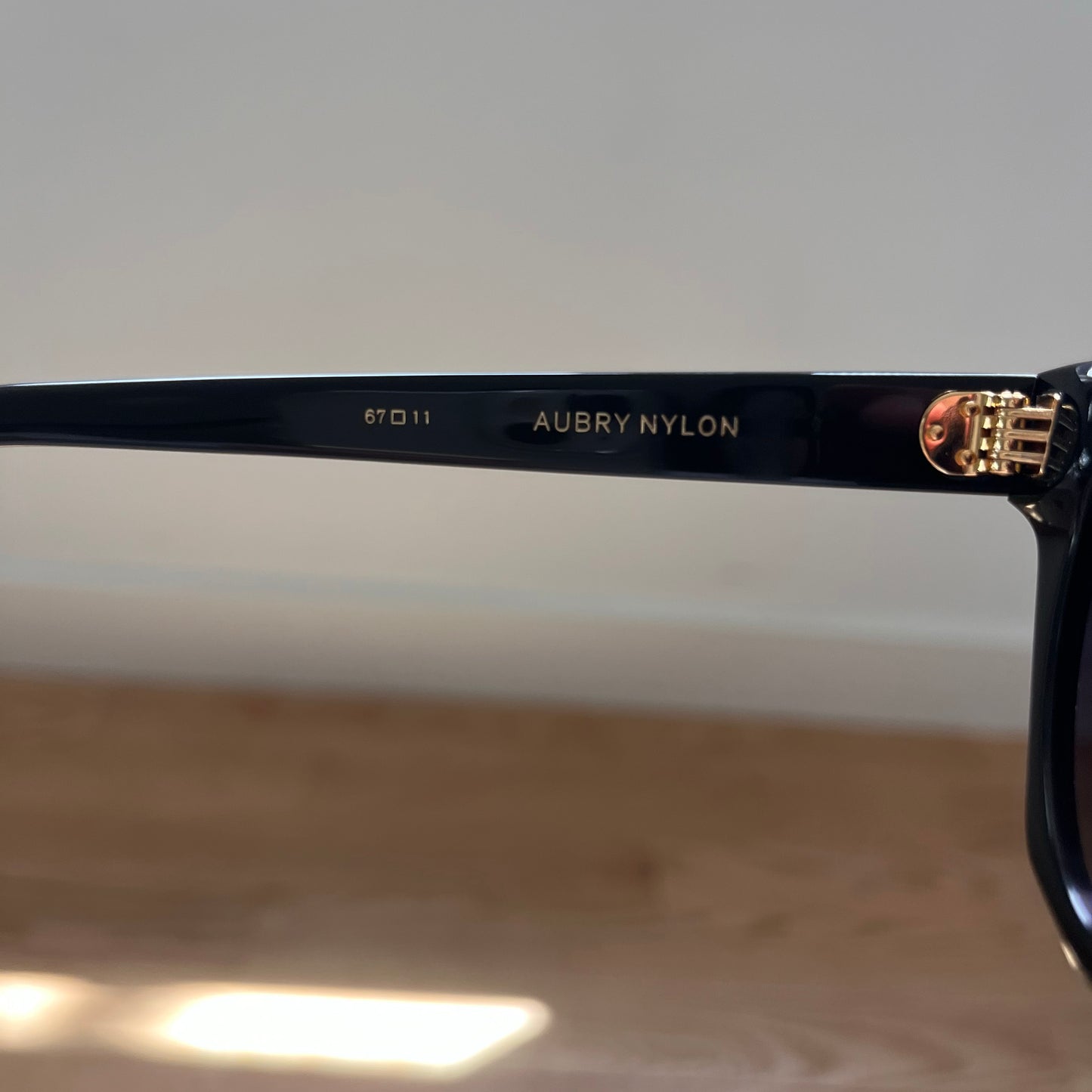 Krewe "Aubry Nylon" Sunglasses in Black