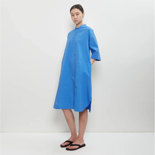 Labo Art "Abito Guazza" Dress in "Pacific" Blue, size "1" (Size Small)