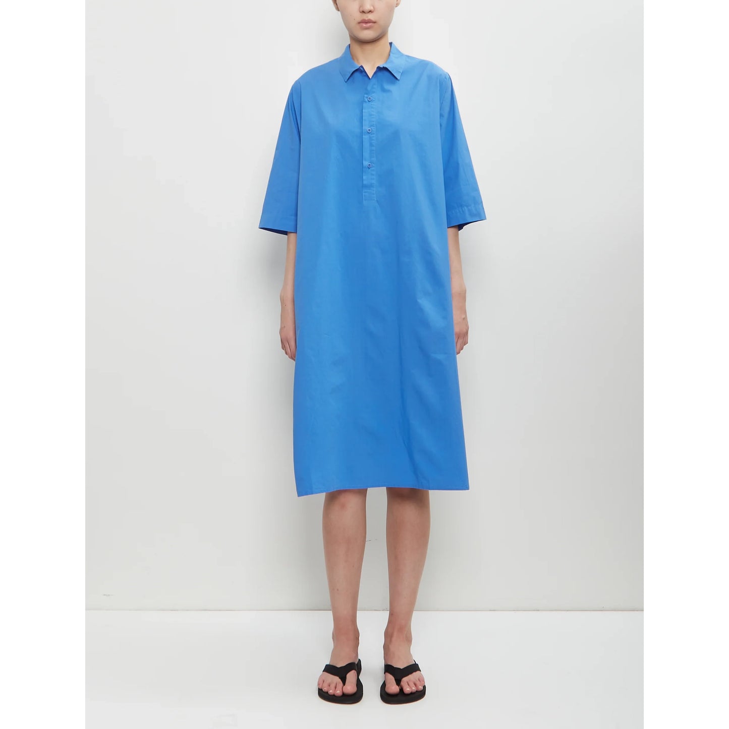 Labo Art "Abito Guazza" Dress in "Pacific" Blue, size "1" (Size Small)