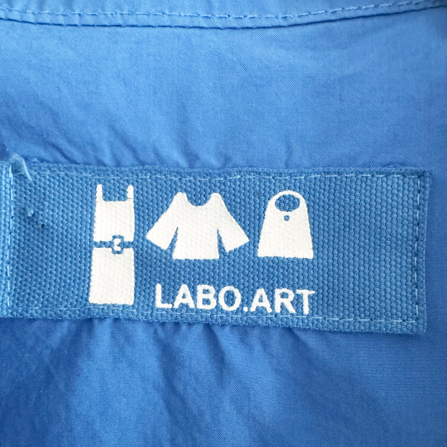 Labo Art "Abito Guazza" Dress in "Pacific" Blue, size "1" (Size Small)