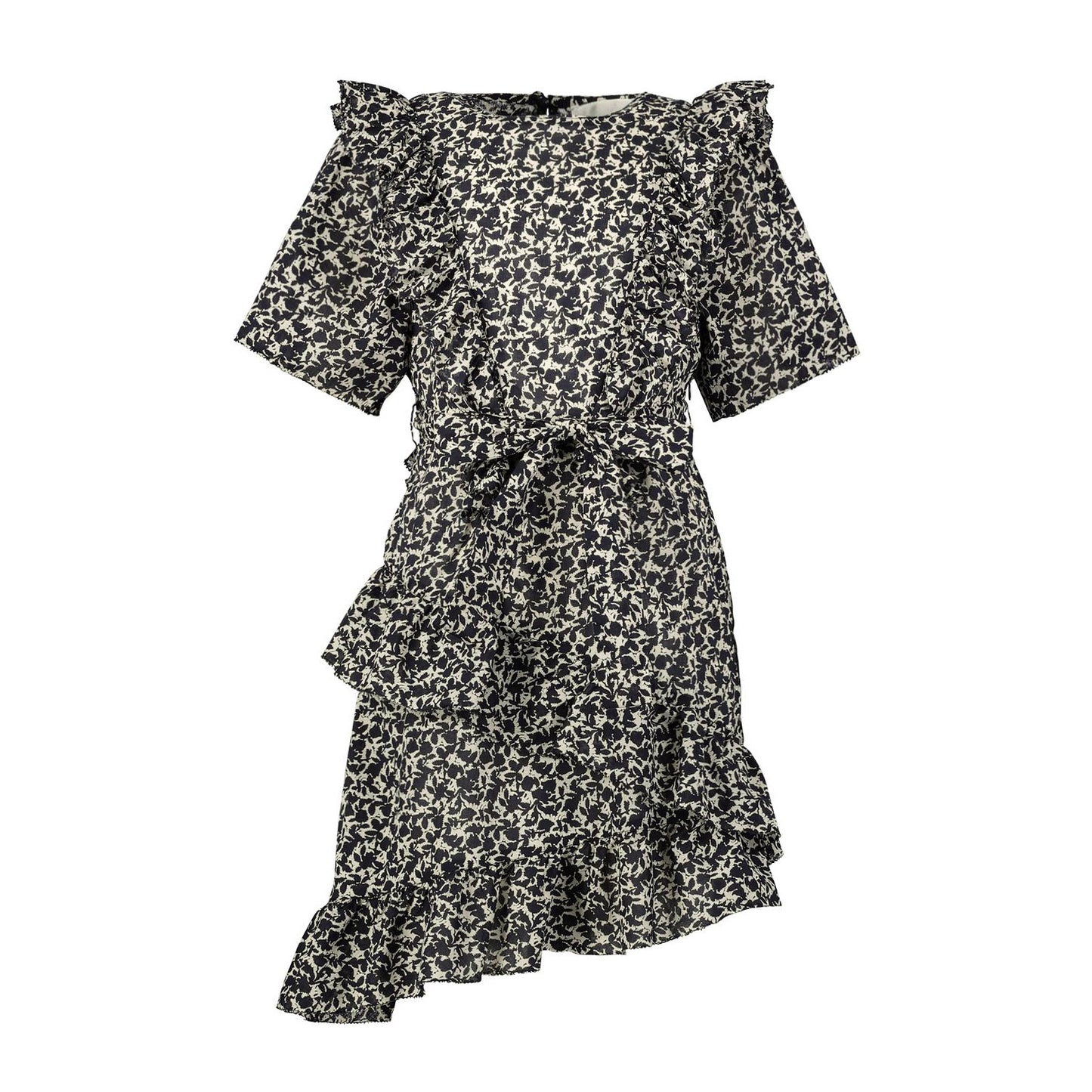 Les Coyotes de Paris printed cotton mini dress, size 18 years