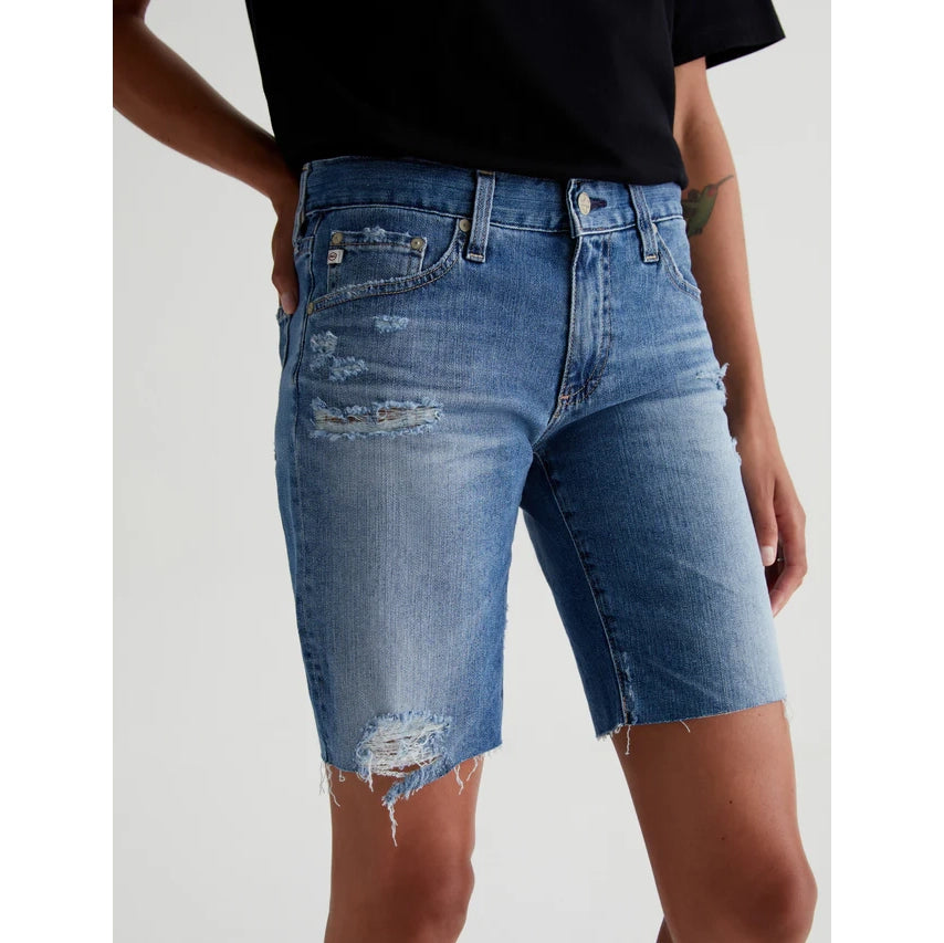 AG "Nikki" Relaxed Skinny Jean Shorts, size 27 (fits 27/28)