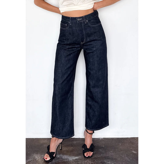 Lee Mathews "Leo" Jeans in Dark Indigo, size "4"