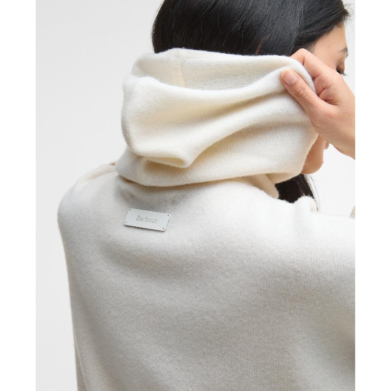 Barbour Evette Ladies Knitted Hoodie in "Birch", size 8US/12Uk