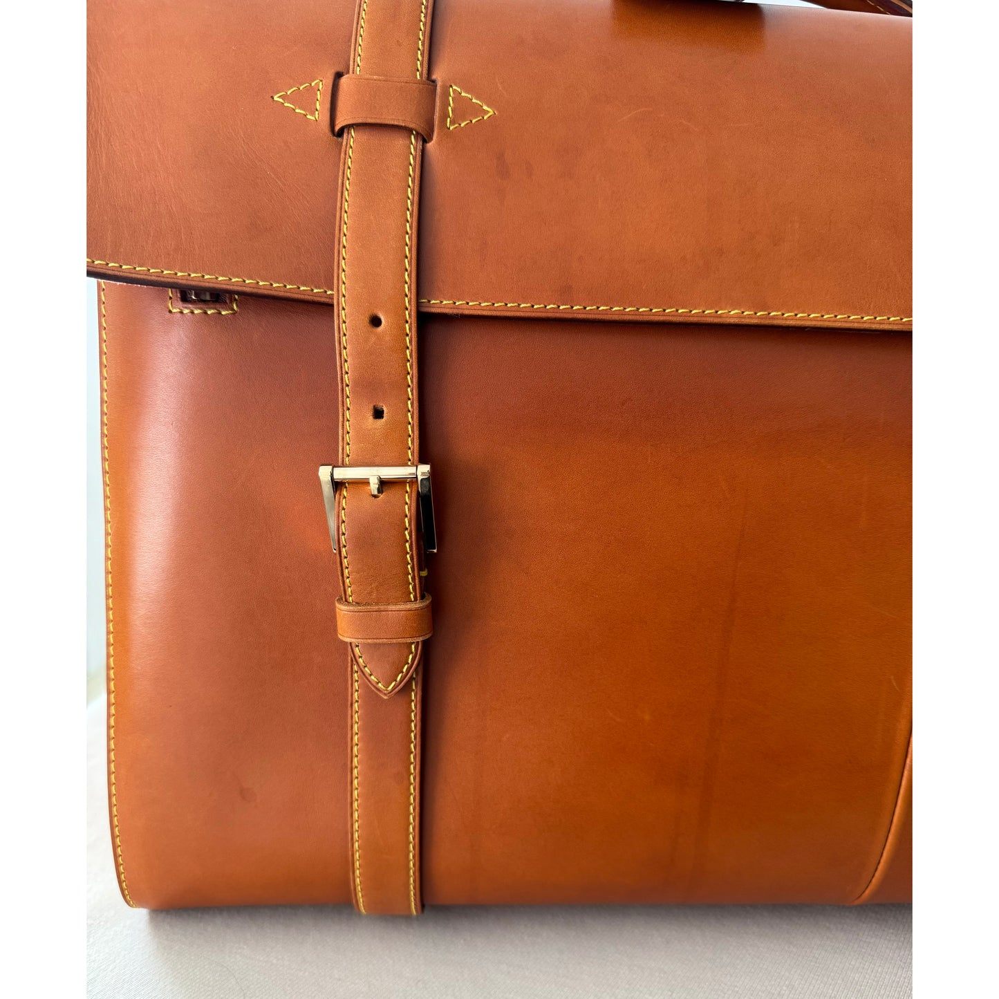 Louis Vuitton "Nubie" Weekender Bag in Leather