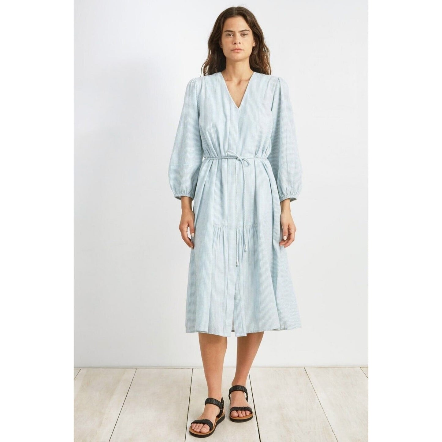 Robe chemise rayée « Laguna » Apiece Apart, taille 18