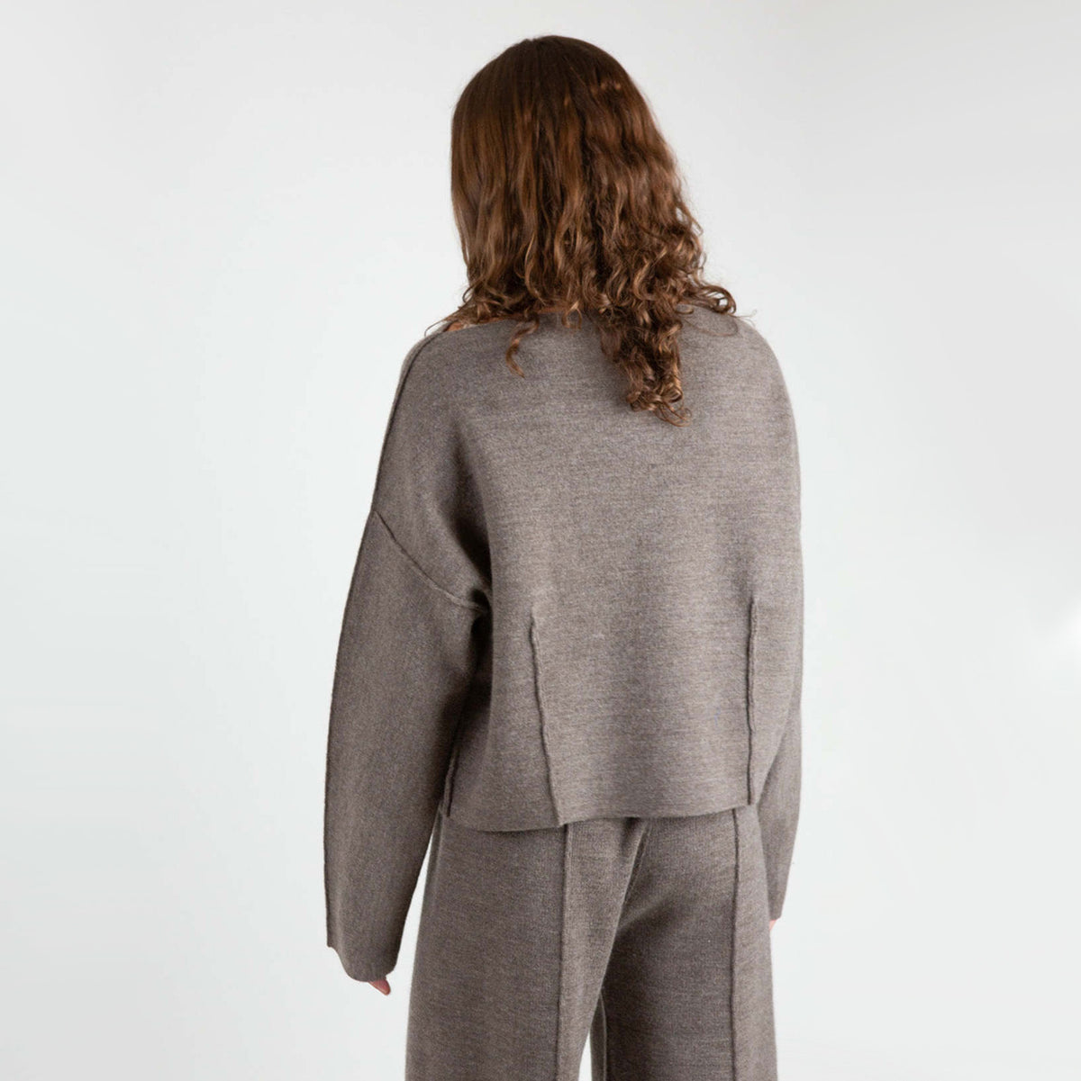 Lauren Manoogian Double Knit Boatneck Sweater in "Cinder", size "2" (fits M/L)
