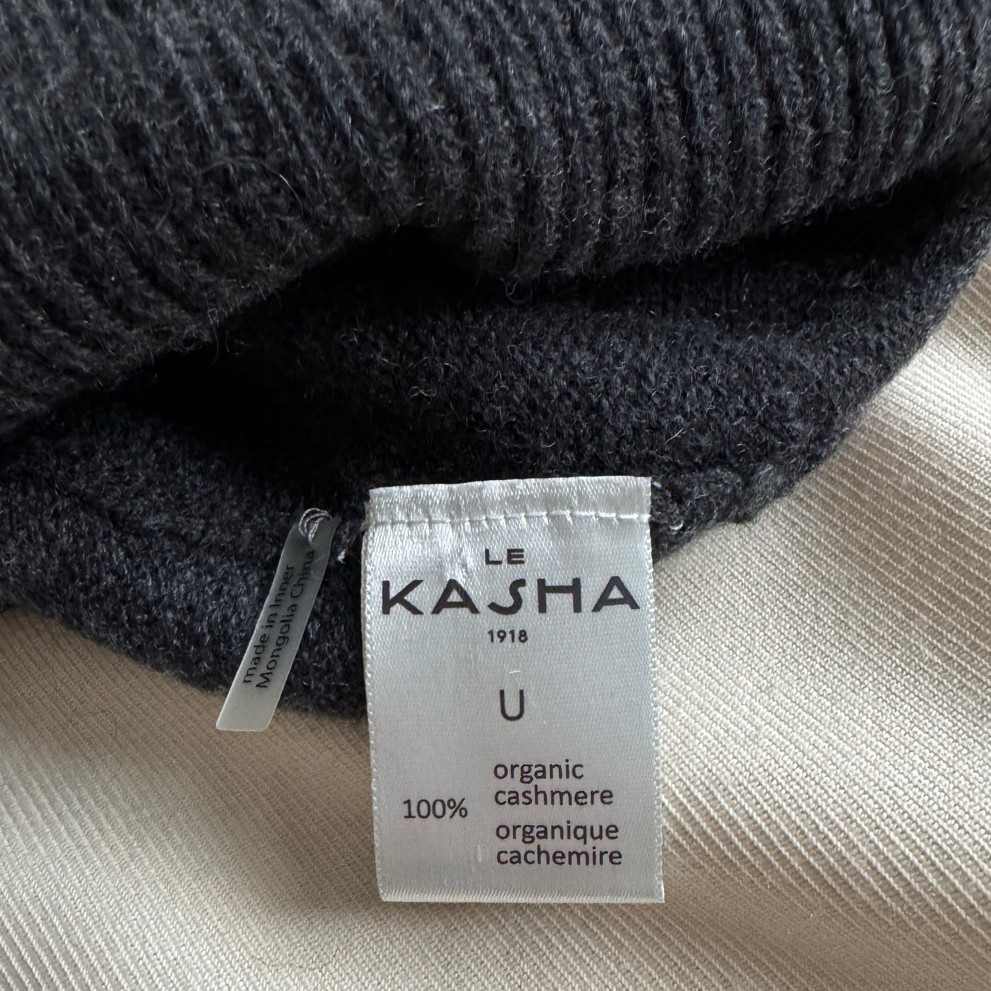 Le Kasha "Kalmar" Cashmere Turtleneck Dress, One Size Only