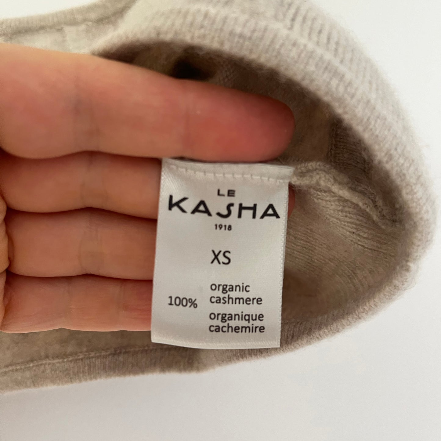 Le Kasha "Figari" Cashmere Bra, size XS (fits XXS/XS)