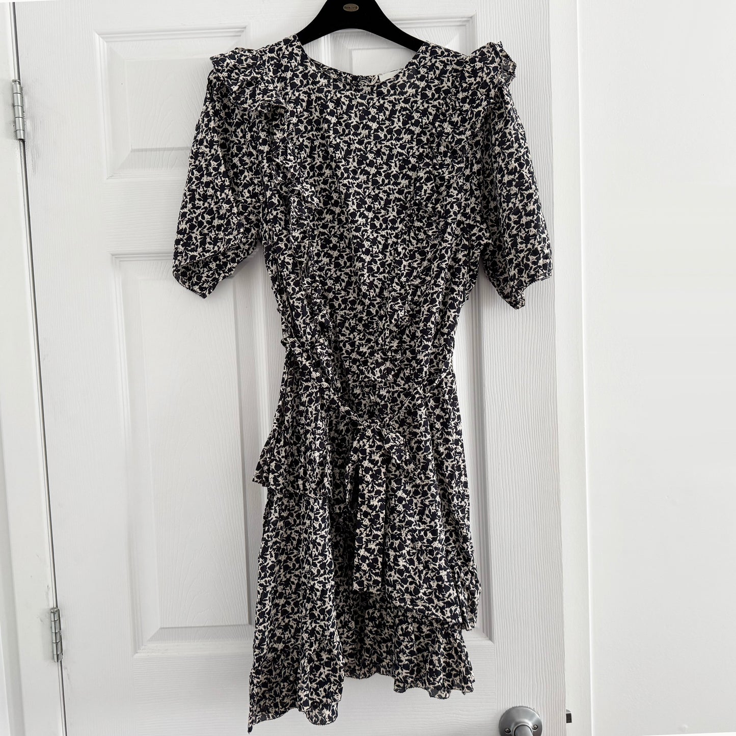 Les Coyotes de Paris printed cotton mini dress, size 18 years