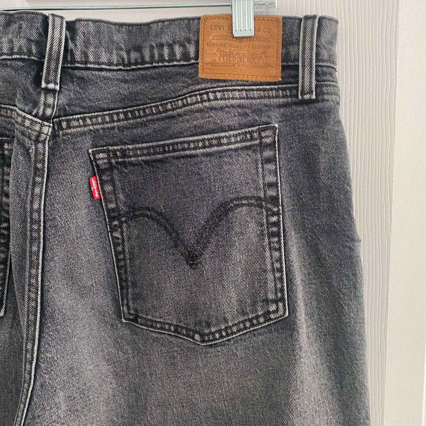 Levi's Wedgie Jean in "Better Weathered", size 33