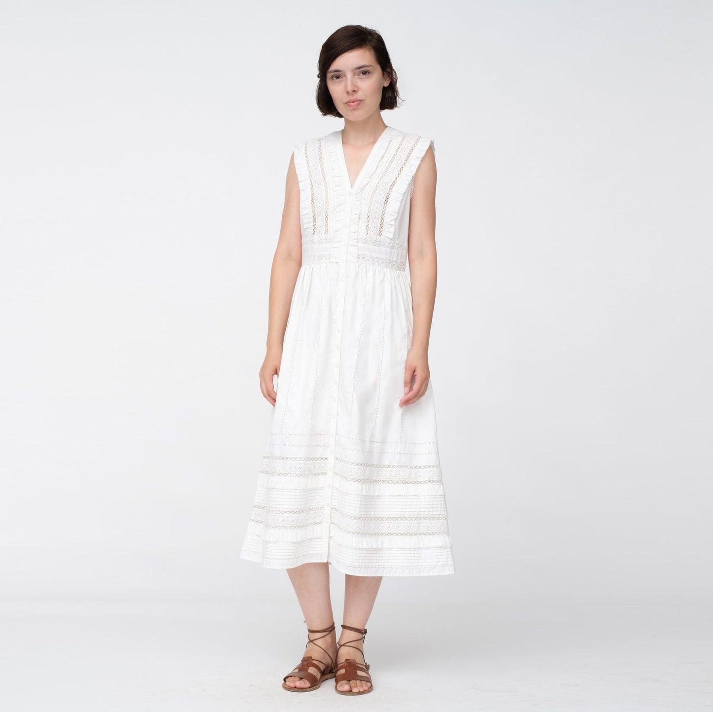 Sea New York "Lilli" Dress in White, size 8 (fits like size 6)