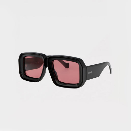 Loewe x Paula's Ibiza 'Dive In Mask' Sunglasses in "Shiny Black"