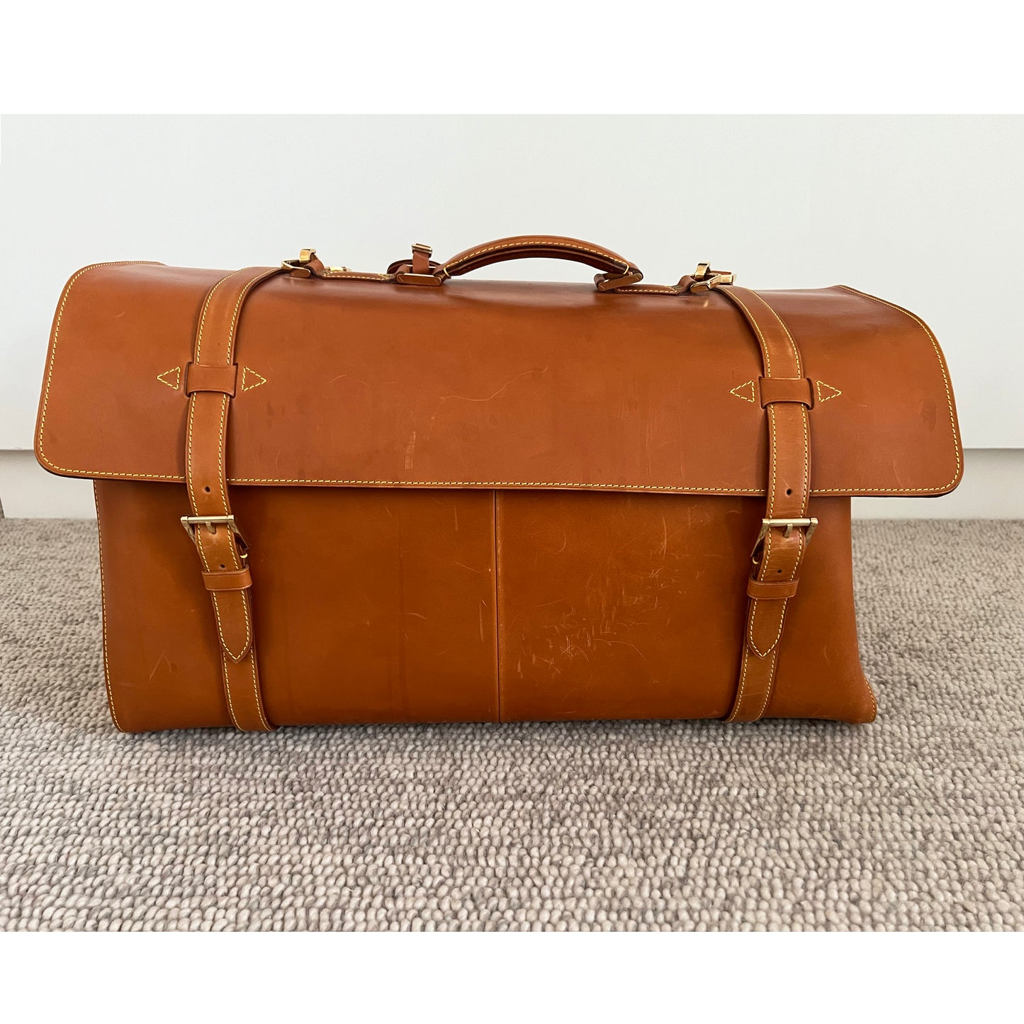 Louis Vuitton "Nubie" Weekender Bag in Leather