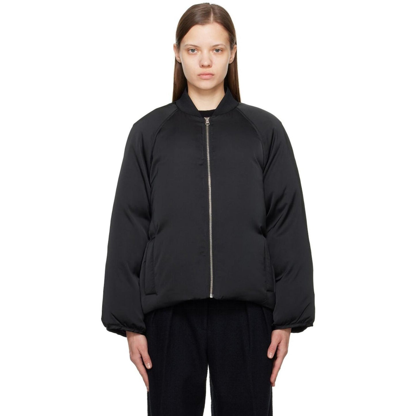 Loulou Studio "Dion" Puffer Jacket in Black, size Large