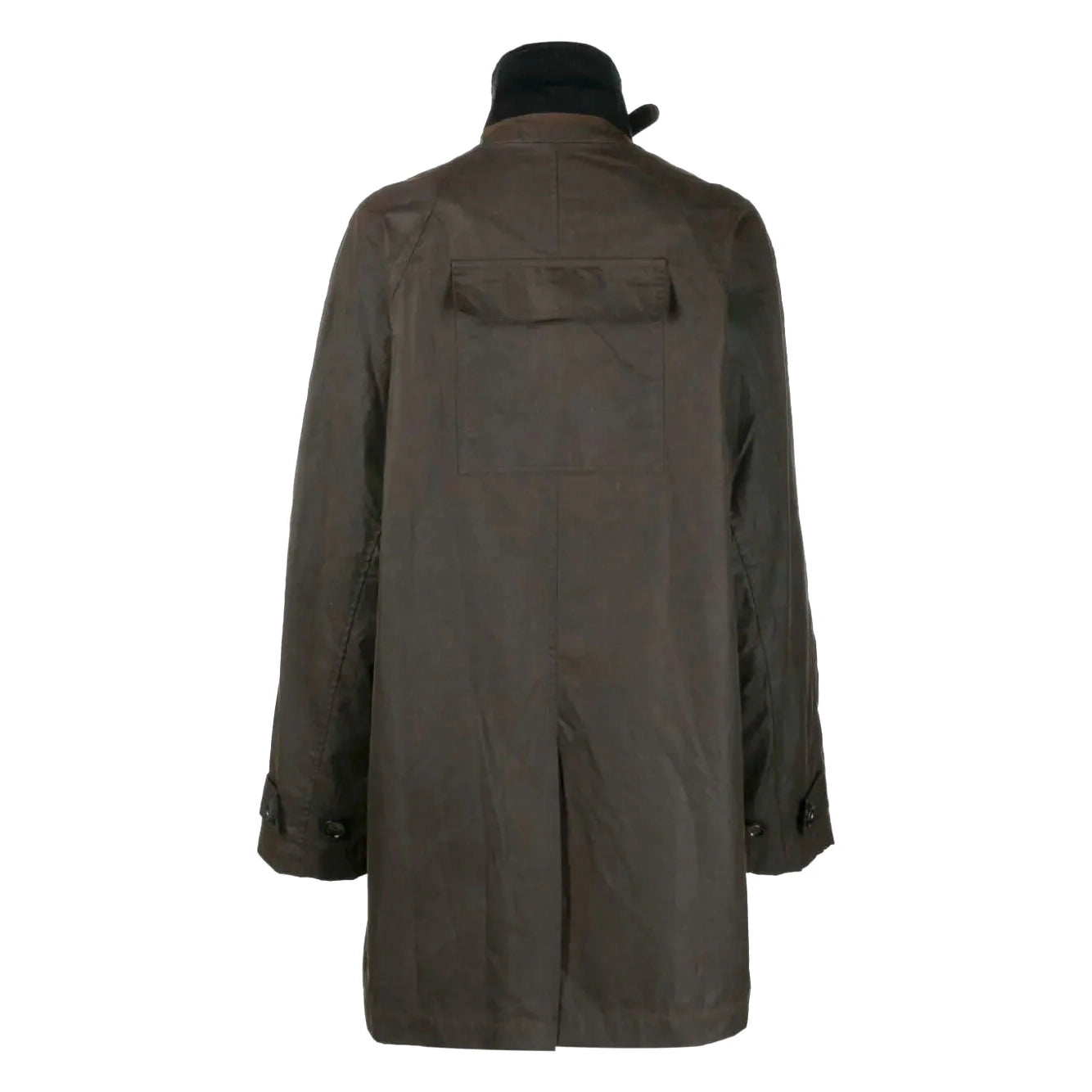 Tibi Waxed Cotton Car Coat in Olive, Size Small (fits S/M)