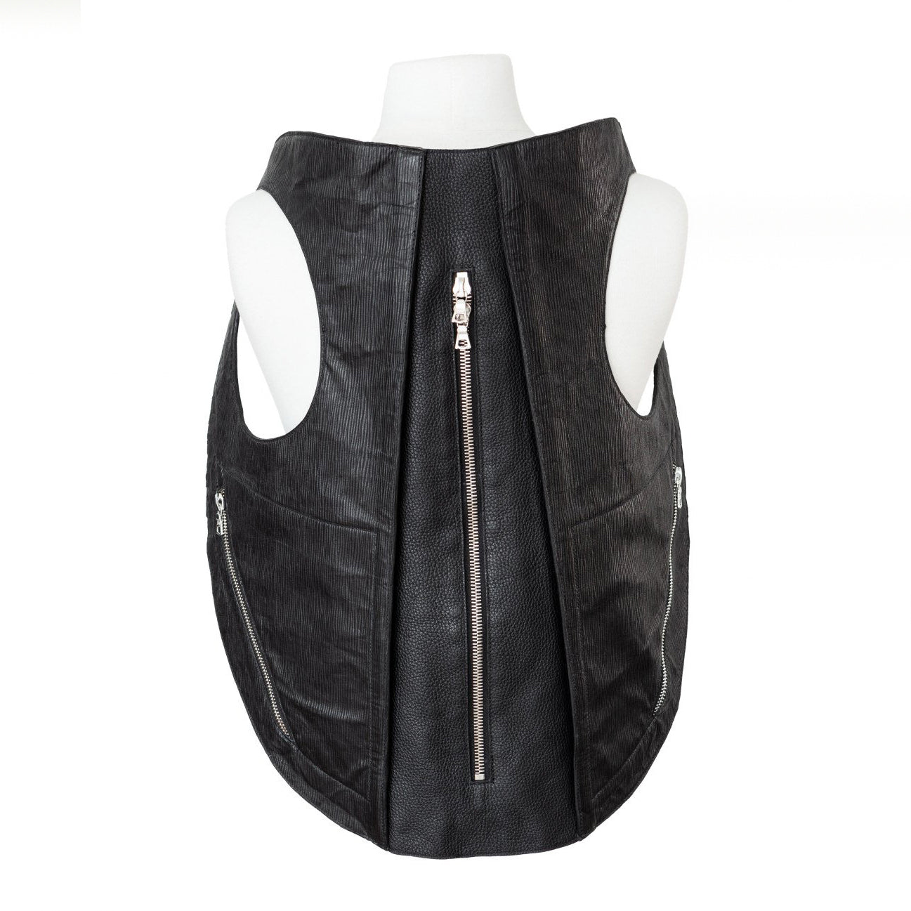 Sac transformable Lauren Bagliore « Body Armour » en cuir embossé lézard