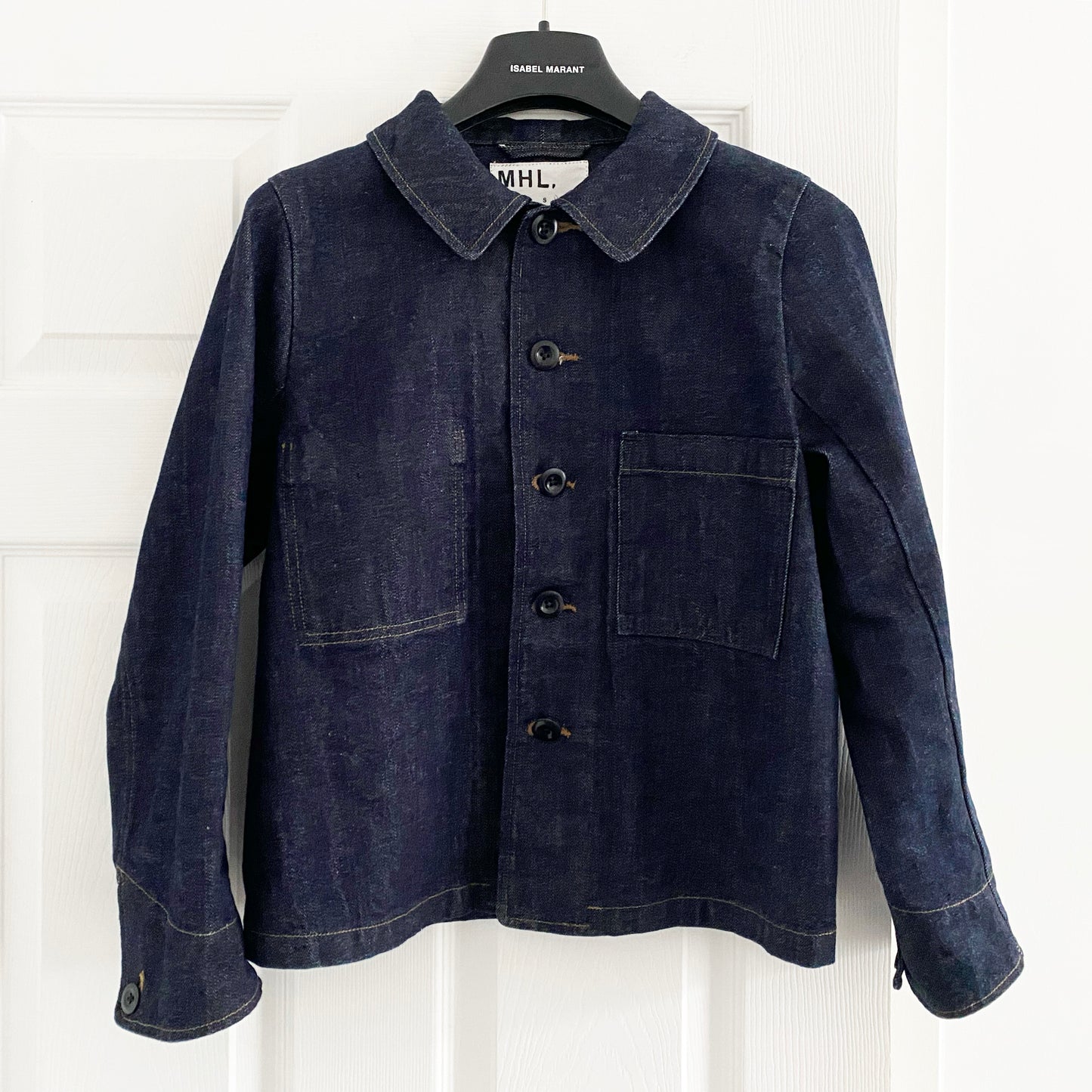 MHL Margaret Howell "Canton" Dark Denim Jacket, size XS