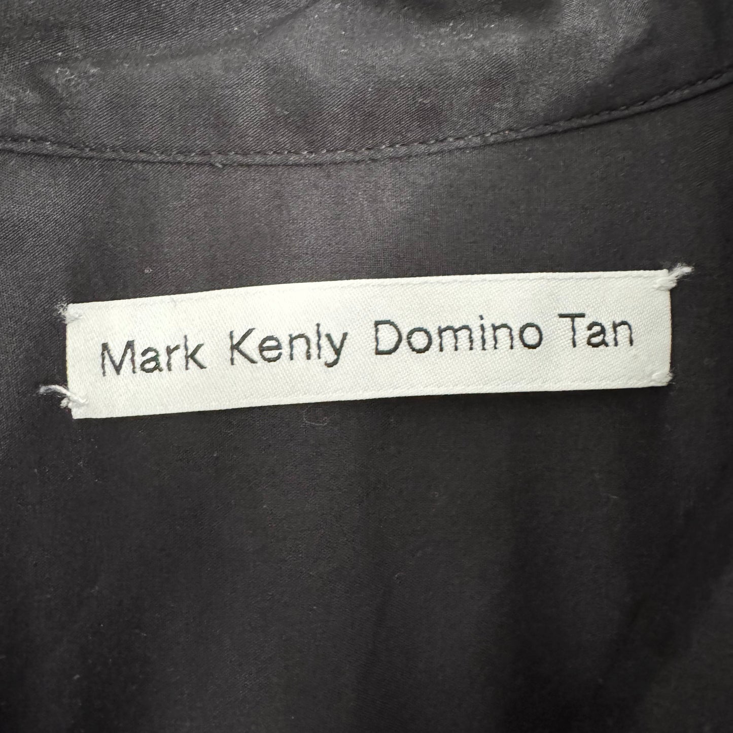 Mark Kenly Domino Tan "Baya" Top in Black, size 38 (size small ish)