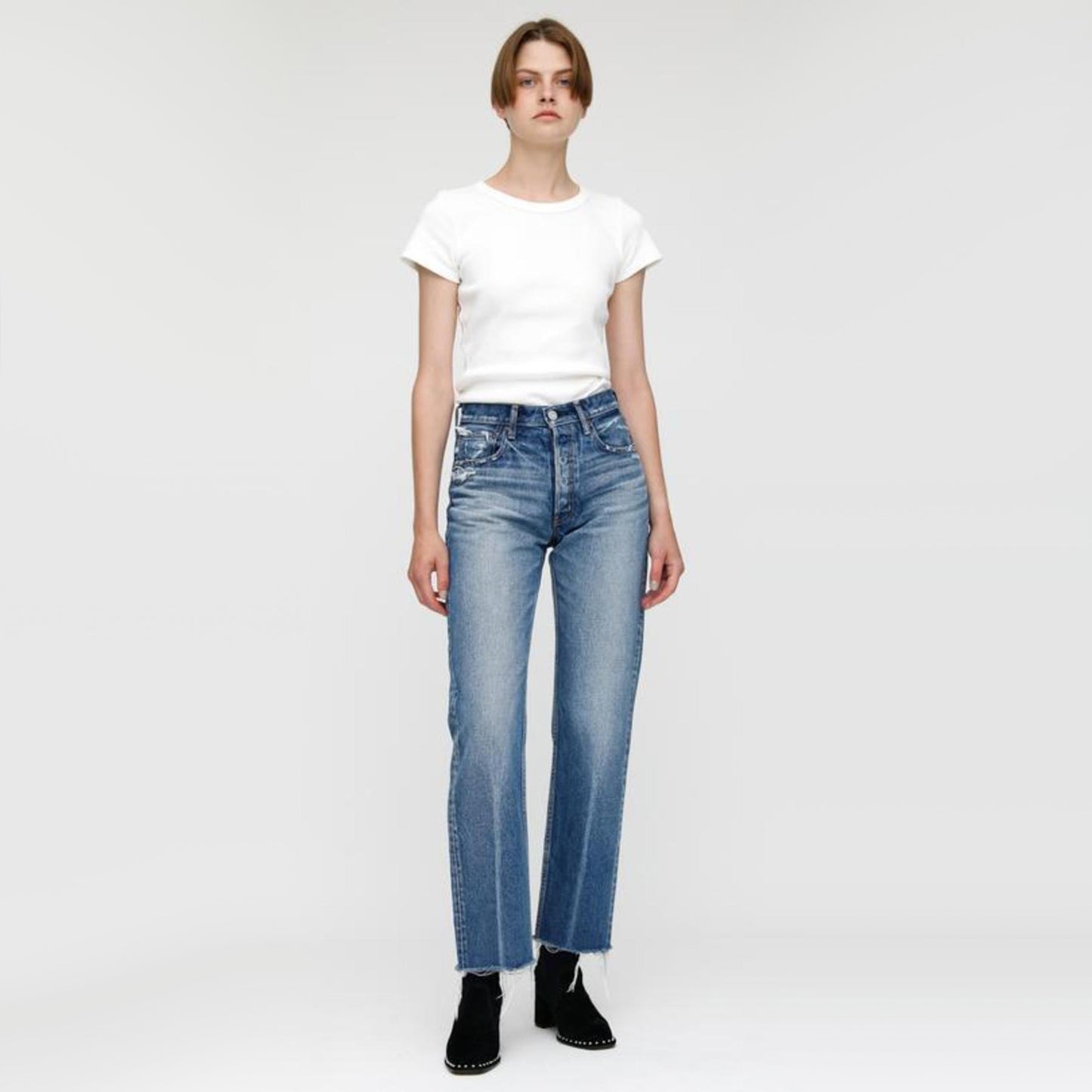 Moussy Vintage "Ashley" Straight Leg Jean, size 26