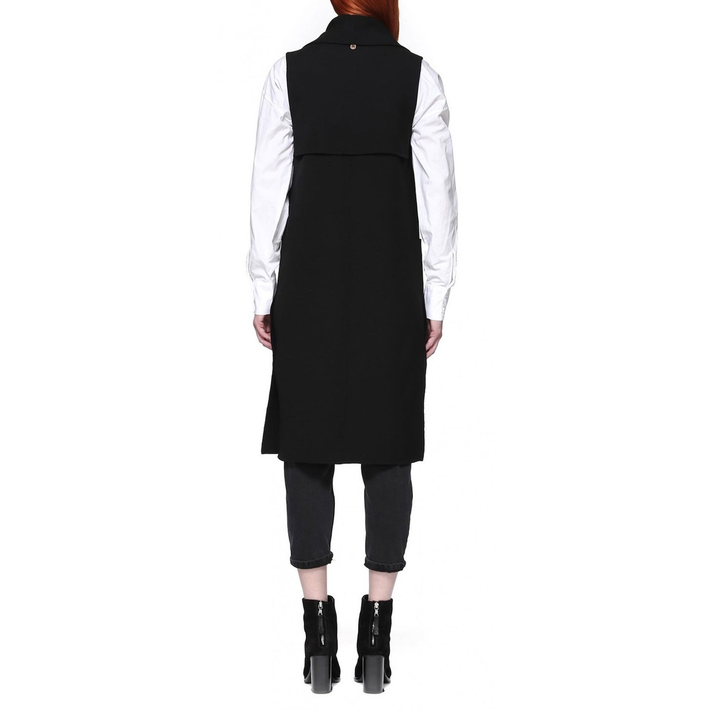 Mackage "Tessana" Sleeveless Wool Jacket in Black, size XS